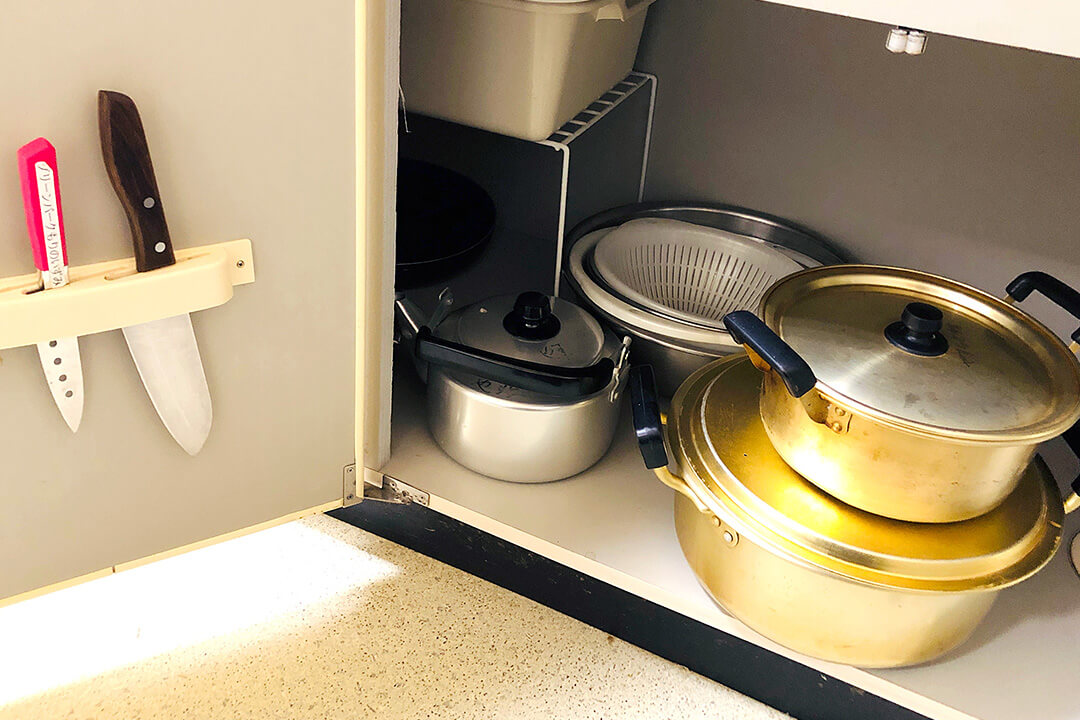 備え付けの調理機器